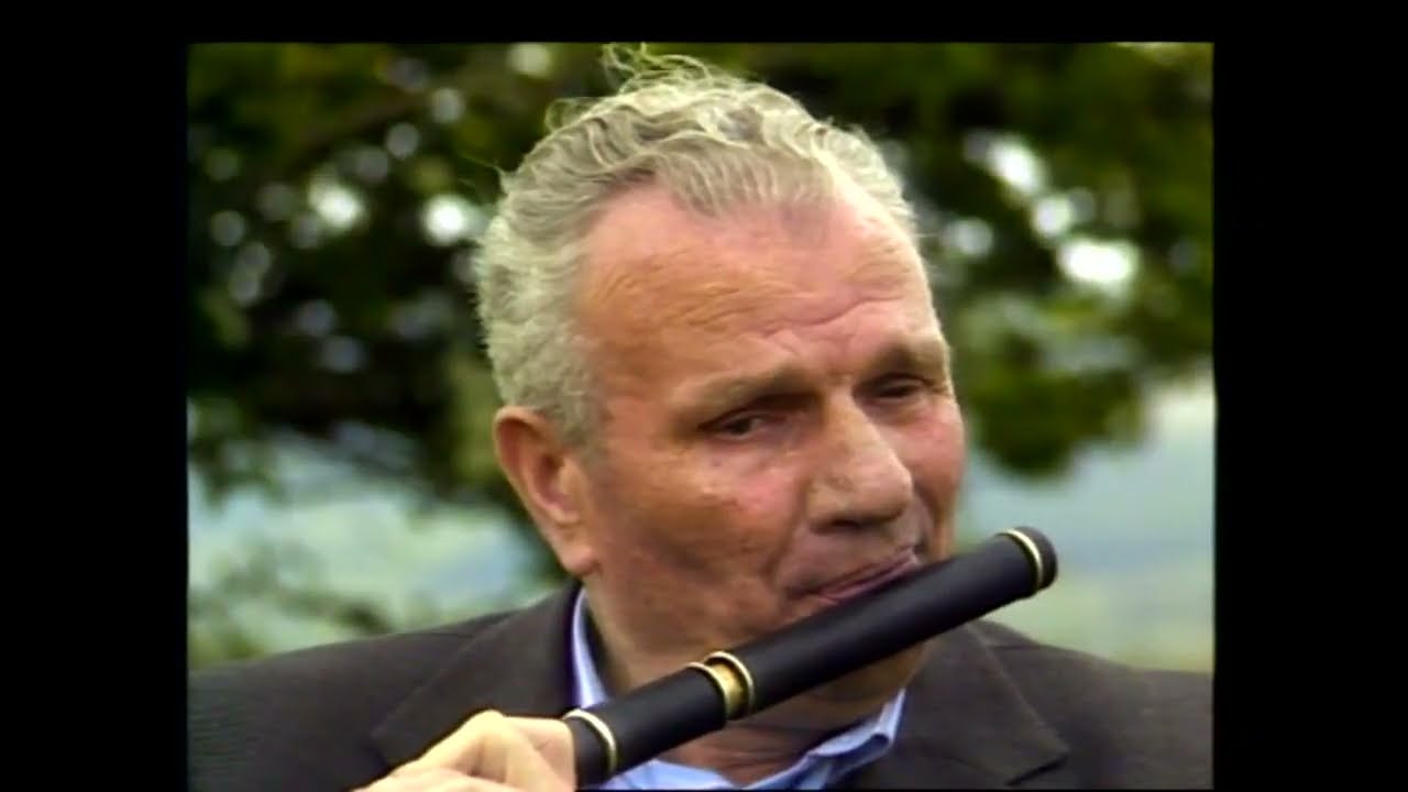 Irish Flute Player Josie McDermott, Coolmeen, Co. Sligo, Ireland 1986