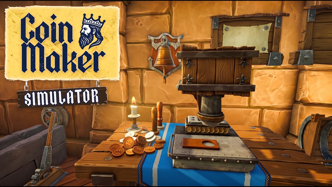 Этот симулятор чеканки монет меня удивил! | Coin Maker Simulator | Первый взгляд