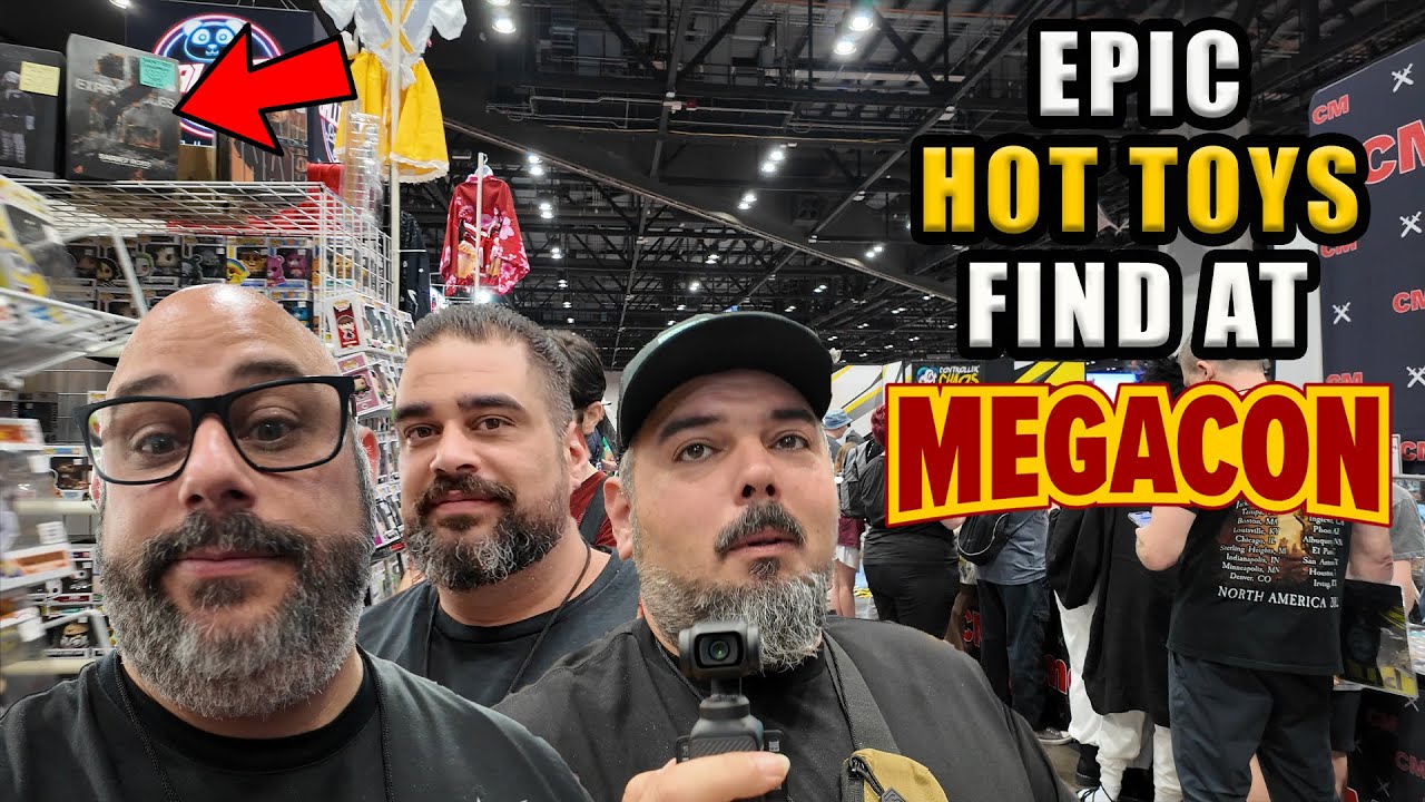 EPIC HOT TOYS FIND AT MEGACON! Toy Hunting at Megacon 2025!