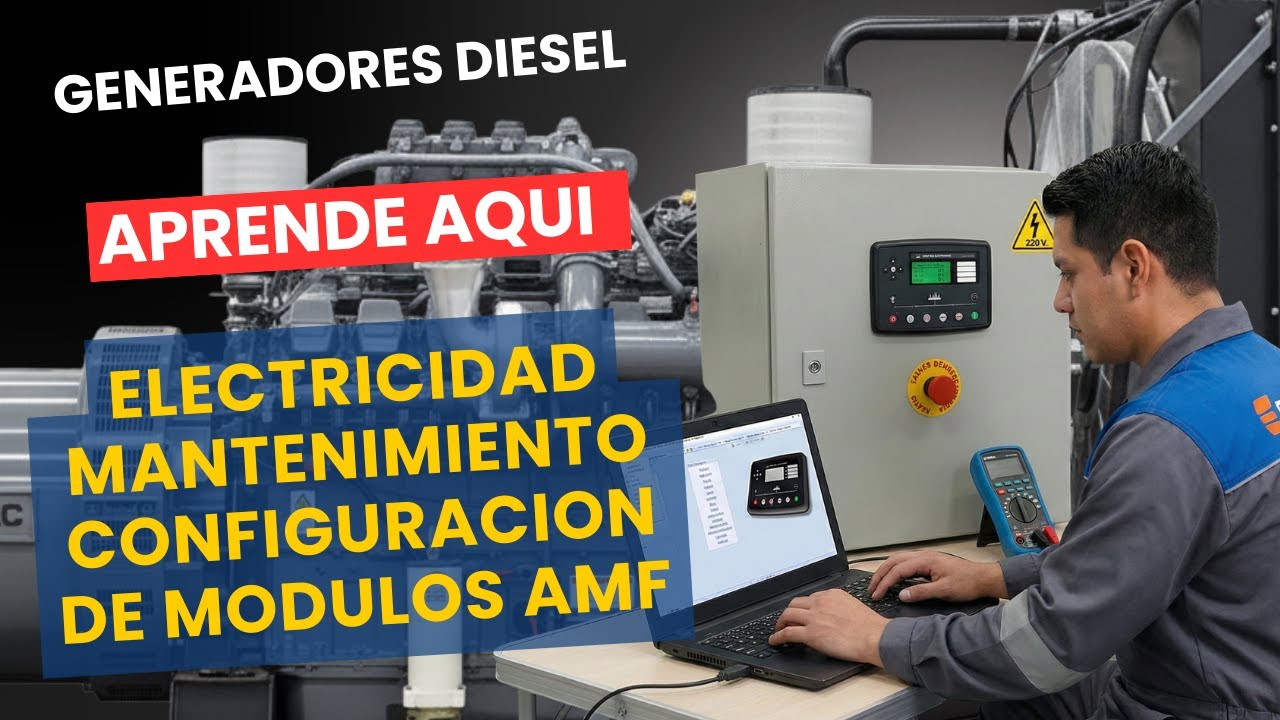 Certificación en Grupos Electrógenos: De la Electricidad Básica a Módulos Deep Sea (DC3)