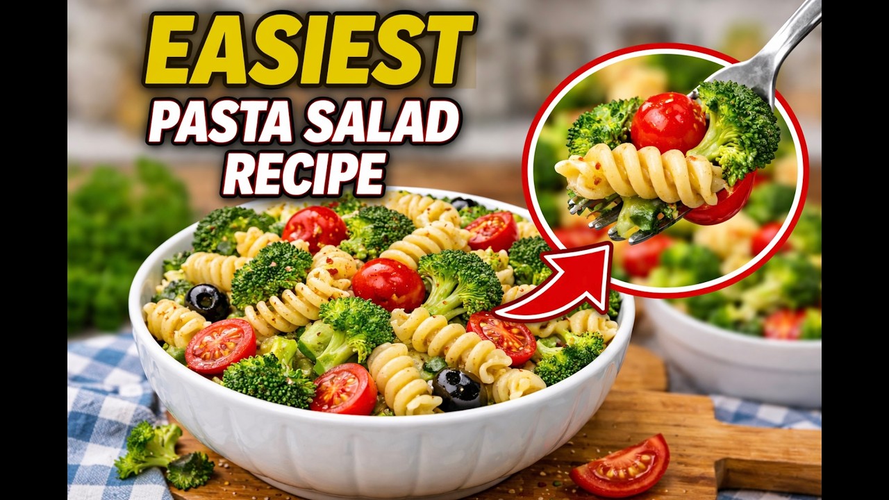 EASIEST PASTA SALAD RECIPE