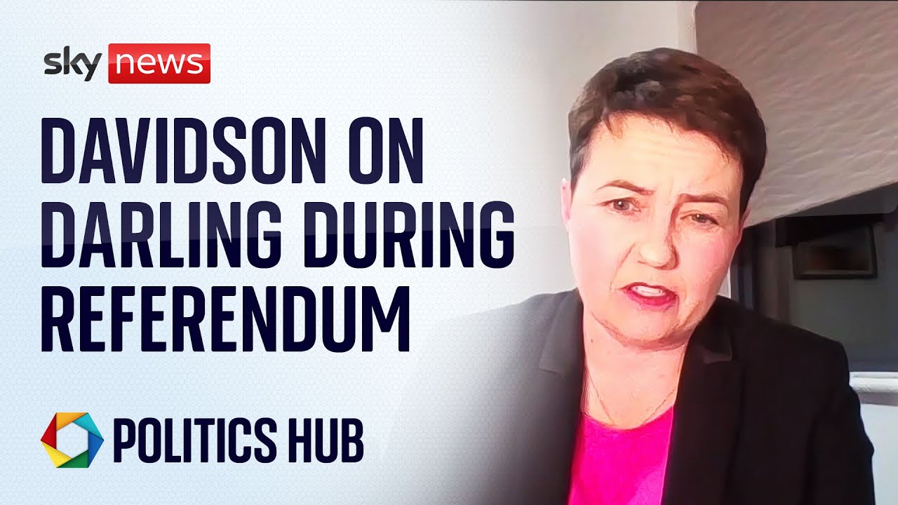 Davidson recalls the 'core goodness' of Lord Darling during Scottish referendum