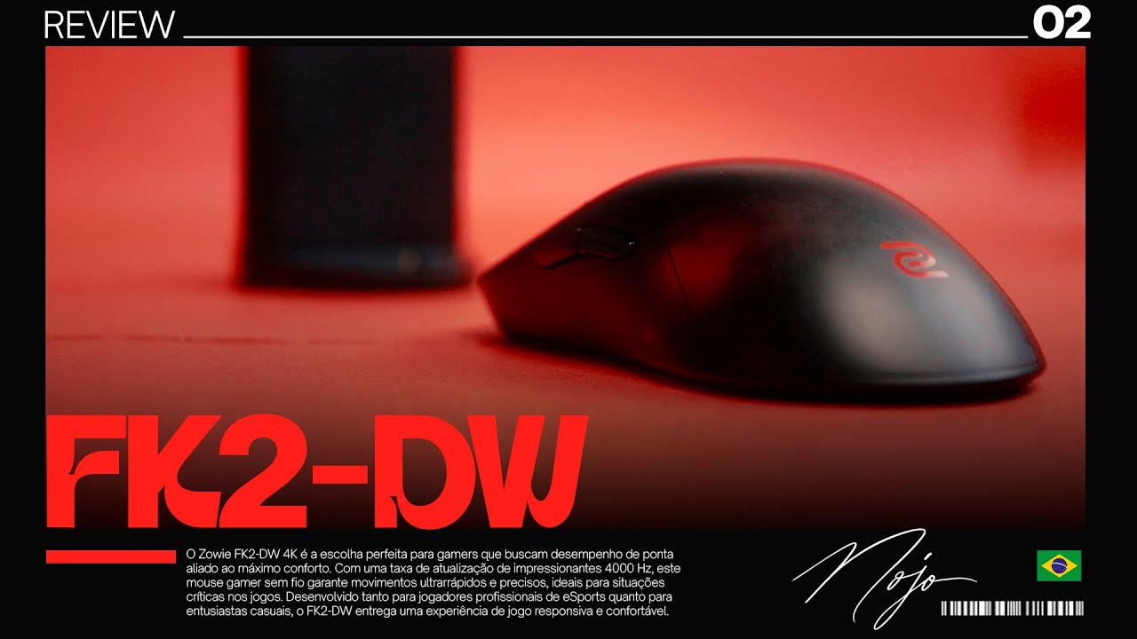 Esse Mouse N&Atilde;O TENTA Ser Moderno&hellip; e Isso &eacute; o que Assusta | Zowie FK2-DW