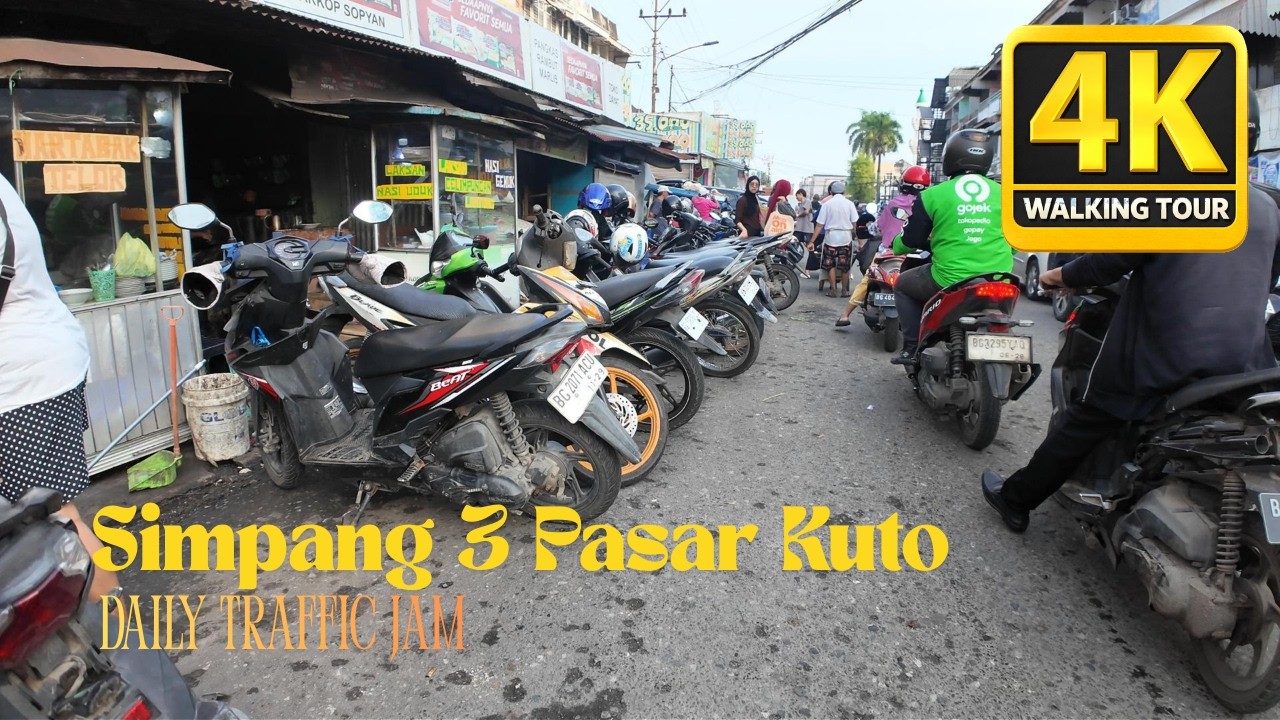 Daily Traffic Jam – Simpang 3 Pasar Kuto | Real Street View