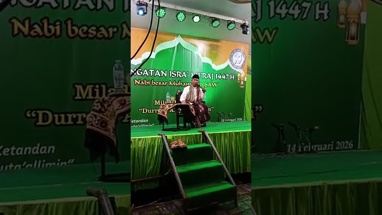 PENGAJIAN ISRO' MI'ROJ & MILAD TPQ DURROTUL MUTA'ALLIMIN KE-27 # KETANDAN SBY # SABTU 14 FEB 26 #