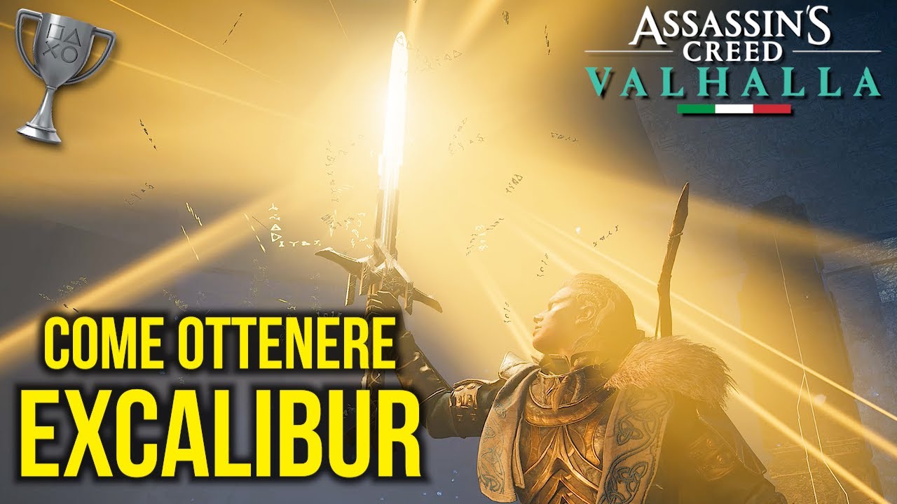 ASSASSIN'S CREED: VALHALLA (ITA) - COME OTTENERE EXCALIBUR - TROFEO Caladfwlch