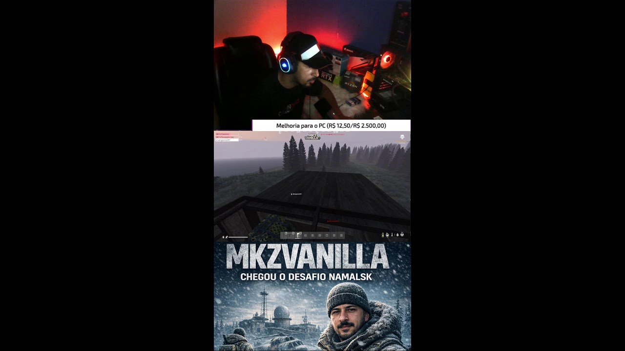 DAYZ SEVER MKZ VANILLA MAPA NAMALSK tentando sobreviver no caos  #dayzgamers #dayz
