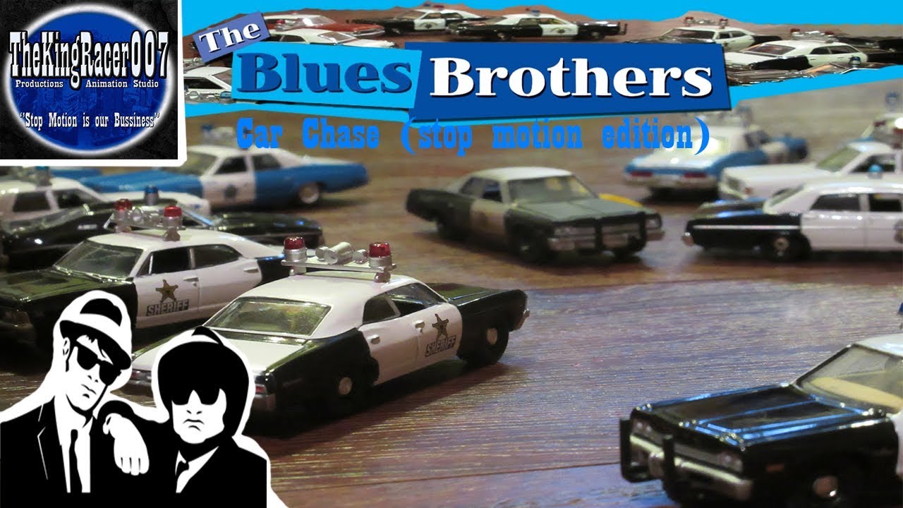 The Blues Brothers - Car Chase - Stop Motion