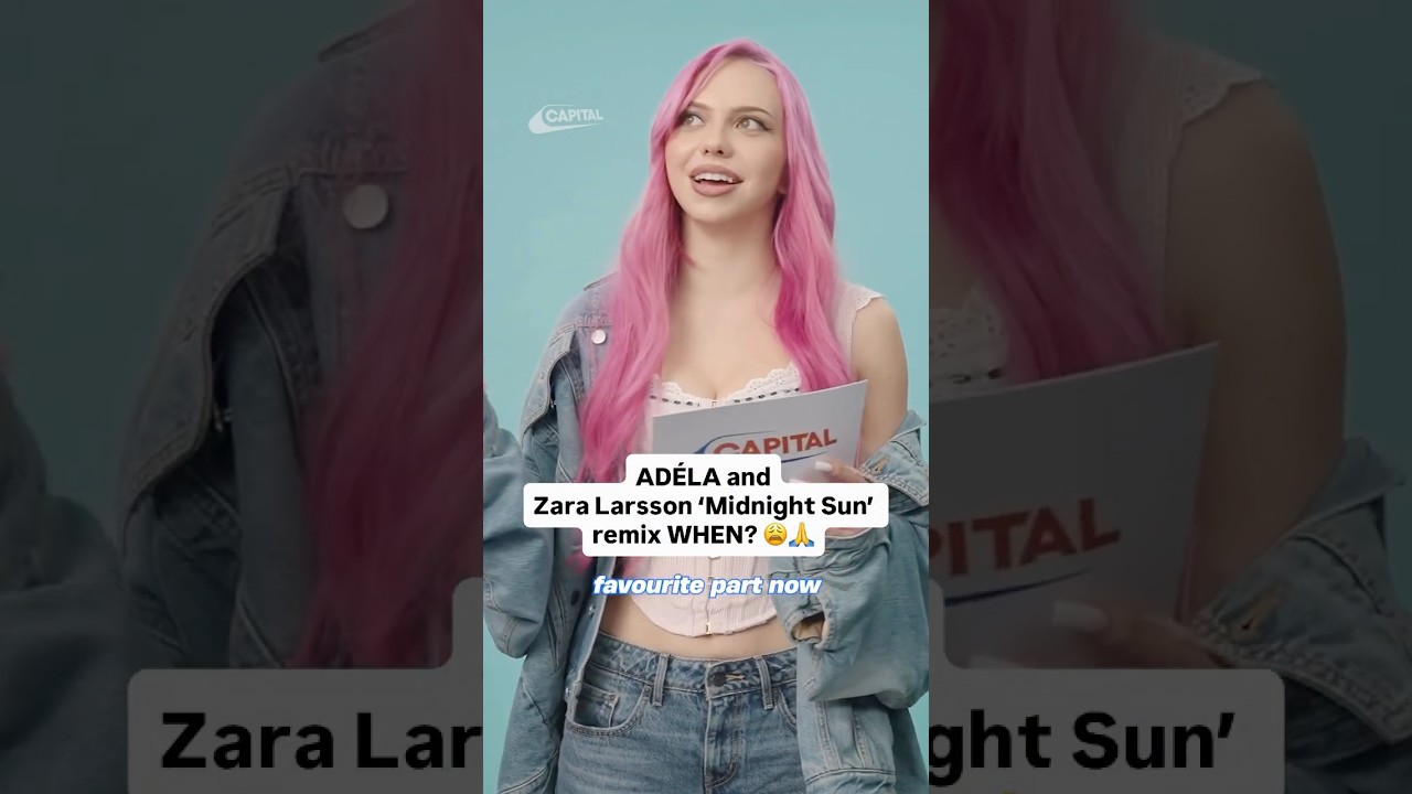 AD&Eacute;LA sings Zara Larsson's 'Midnight Sun' 😍 #adela #zaralarsson #shorts #midnightsun