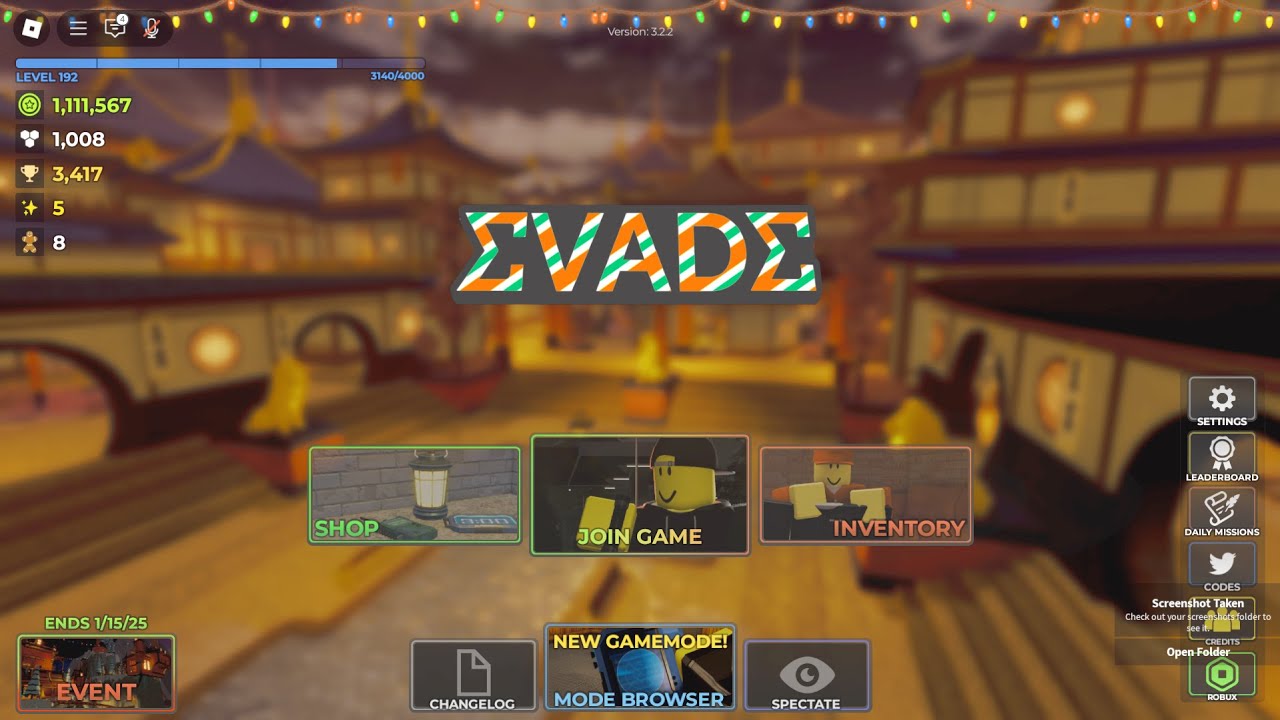 Evade NEW Christmas Update is Out  (IM Back!!!)