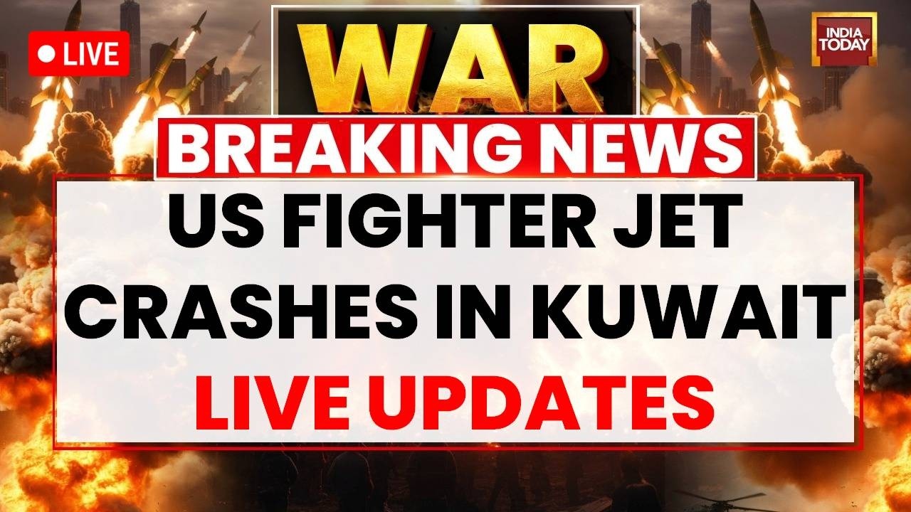 US Jet Crash News LIVE: Iranian Missiles Target Gulf, Israel | Iran News LIVE | Iran News LIVE