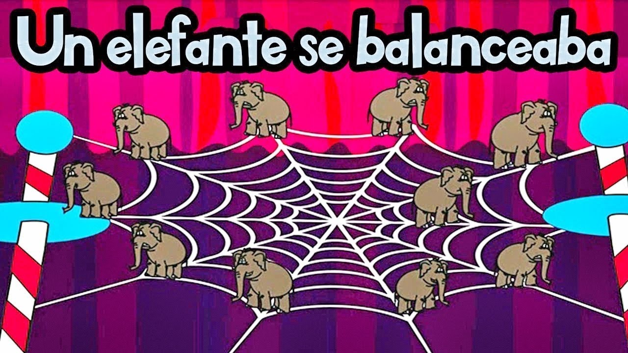 Un elefante se balanceaba - Rondas y Canciones para Niños - Videos Educativos - Lunacreciente