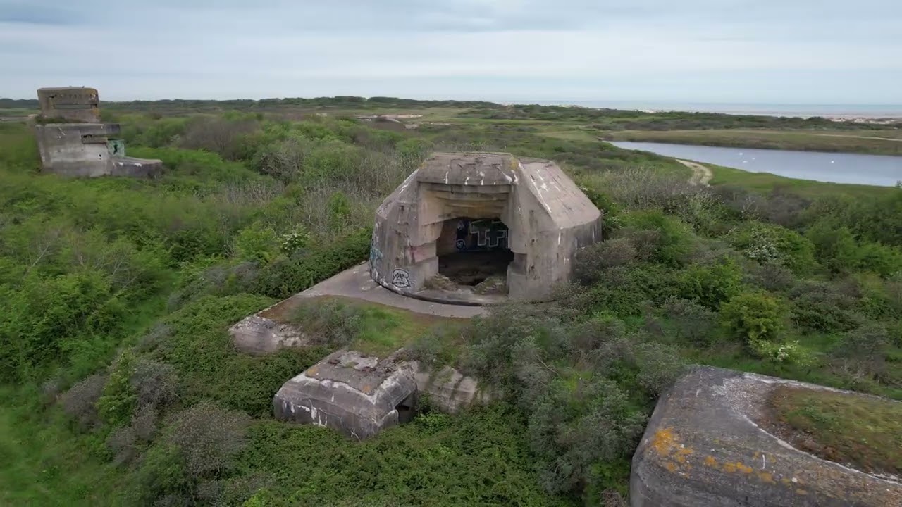 Le mur de l'Atlantique Bunkers de la batterie Waldam