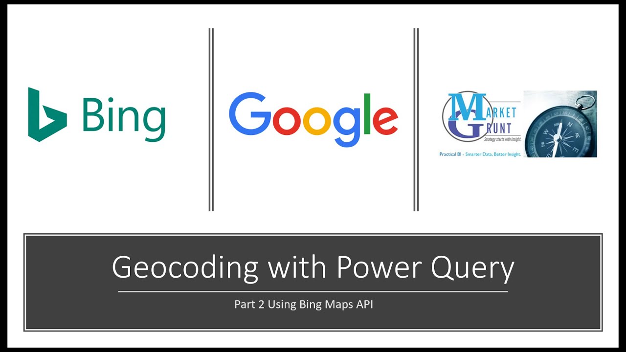 Using Bing Maps API to Geocode addresses with Power Query