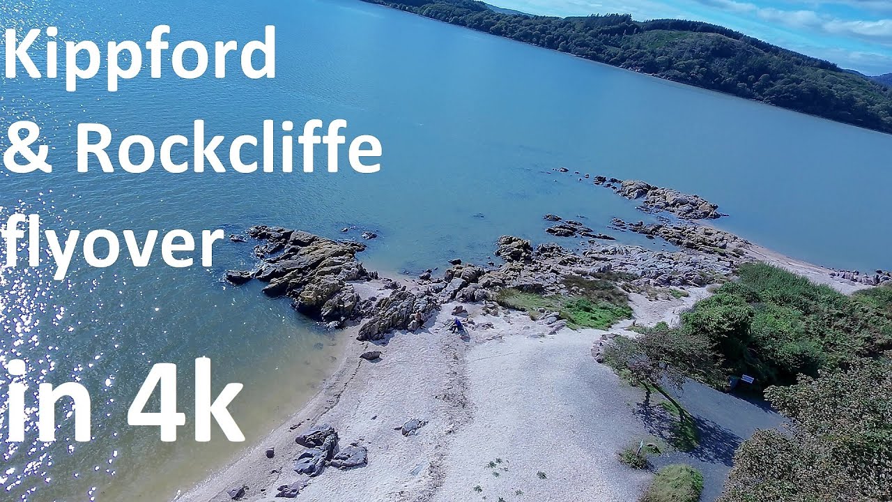 Kippford and Rockcliffe drone flyover in 4k