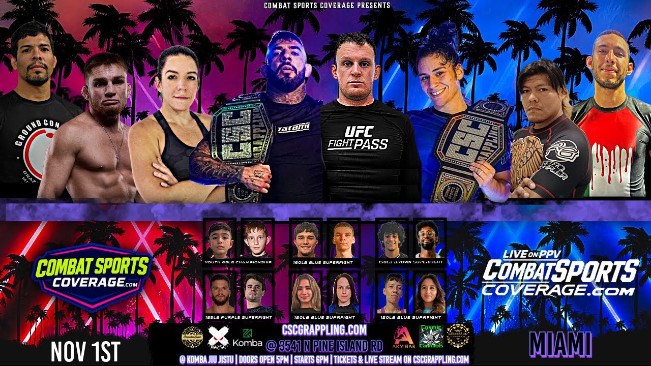 CSC GRAPPLING 37 MIAMI HIGHTLIGHT VIDEO EPIC SUBMISSIONS