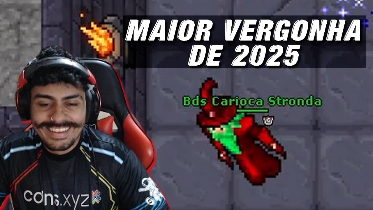 Ele era TOXICO mas passou o maior vexame do TIBIA em 2025 (E QUITOU DO DISCORD)