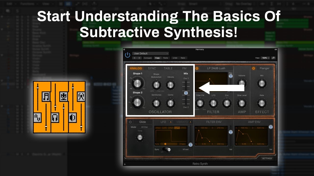 Retro Synth Tutorial (Logic Pro X) | Synth Basics, Analog Oscillators, Wave Shapes, And Layering