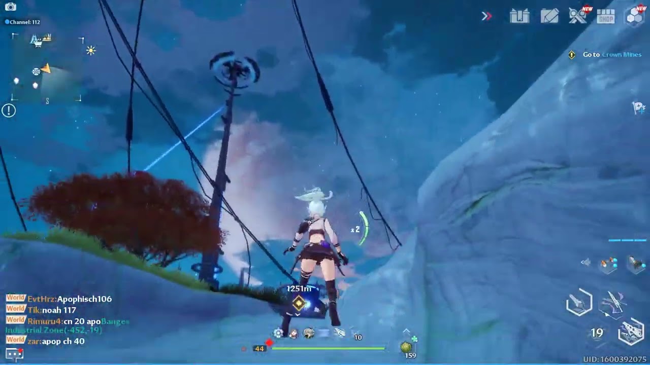 Crow Diving Trick - Voyager Thruster Farming Route - Tower of Fantasy