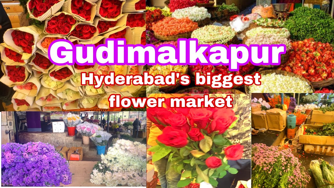 Gudimalkapur flower market in Hyderabad| Hyderabad’s Biggest Flower Market।wholesale Flower Market