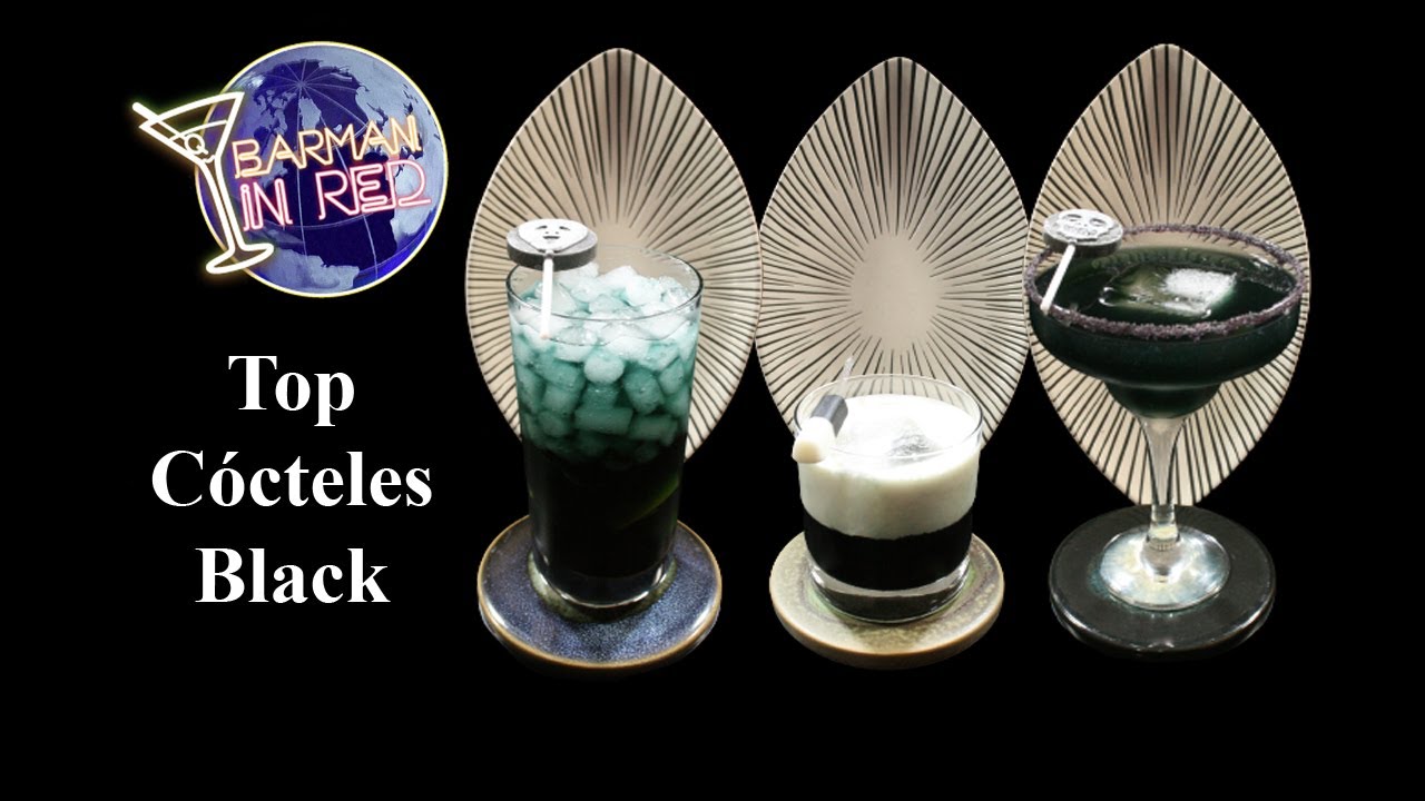 TOP COCTELES BLACK (Mojito Black, Ruso Black y Margarita Black)