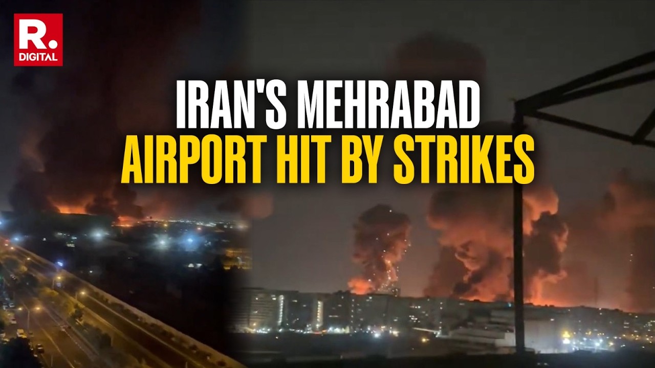 US-Israel Iran War: Iran's Mehrabad International Airport Hit By Massive Airstrike