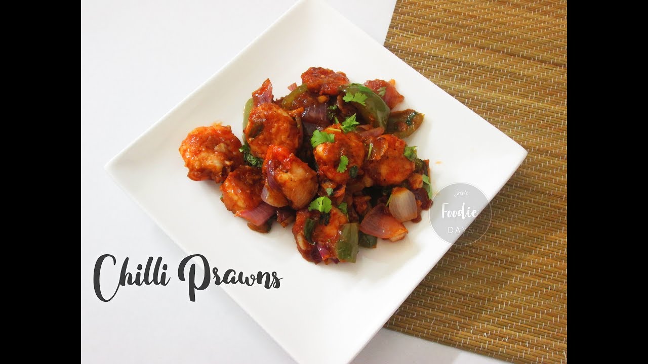 Chilli Prawns Recipe | Easy Chilli Prawns Recipe
