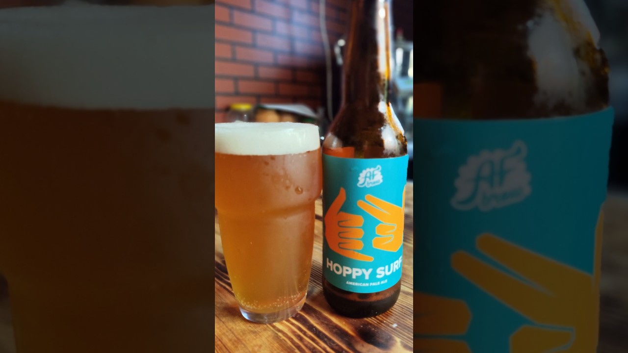 вкусное охмелённое пиво Hoppy Surf от пивоварни AF Brew крафтовое пиво  