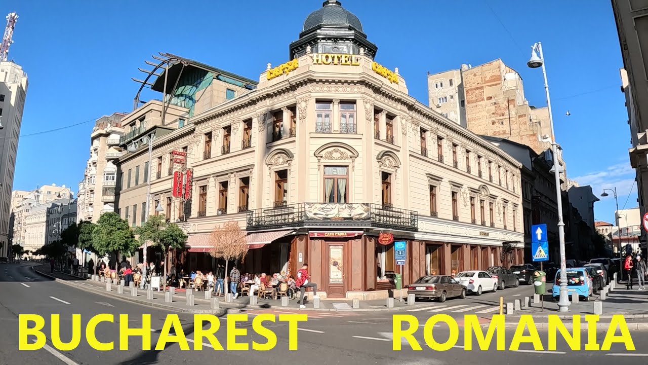 BUCHAREST Walking Tour, Calea Victoriei (Victory Avenue) Romania