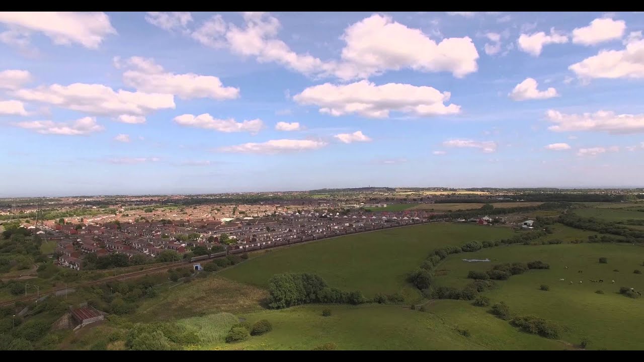 BOLDON COLLIERY - Life In A Northern Town    DRONE FLIGHT (Dji Phantom 3 pro)