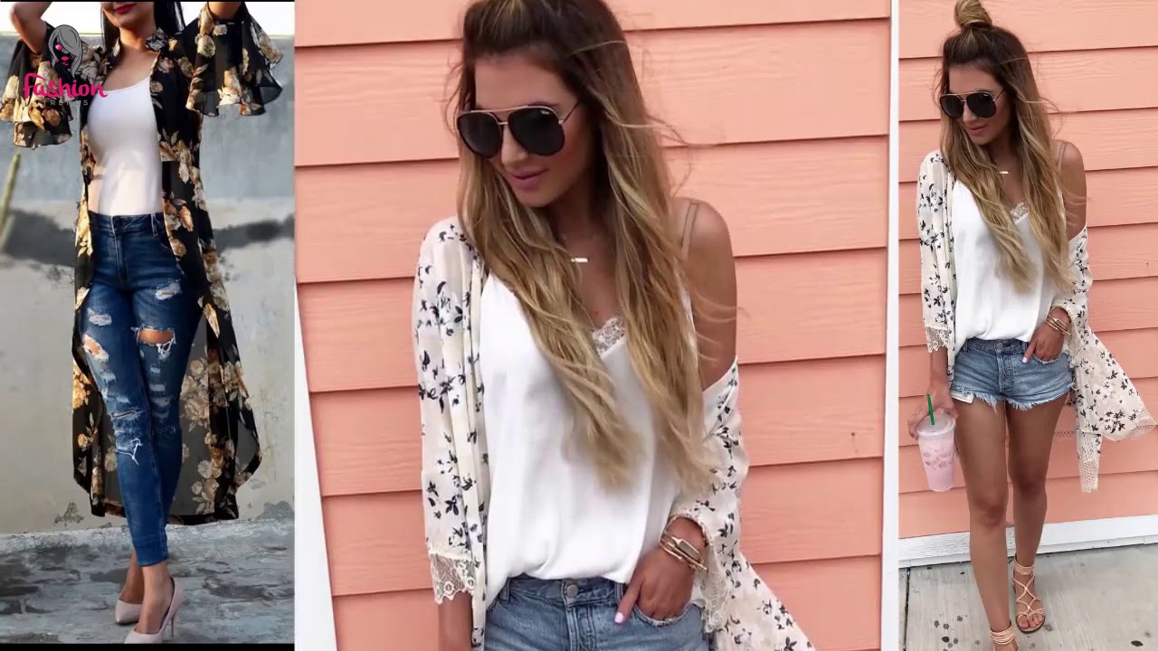 WANNA LOOK DIFFERENT JUST TRY OUT KIMONO OUTFIT IDEA SHRUG OUTFITS