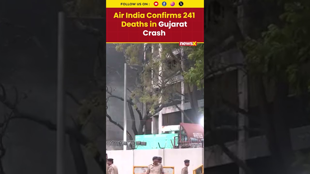 Visuals from AI-171 Crash Site in Ahmedabad as Air India Confirms 241 Lives Lost