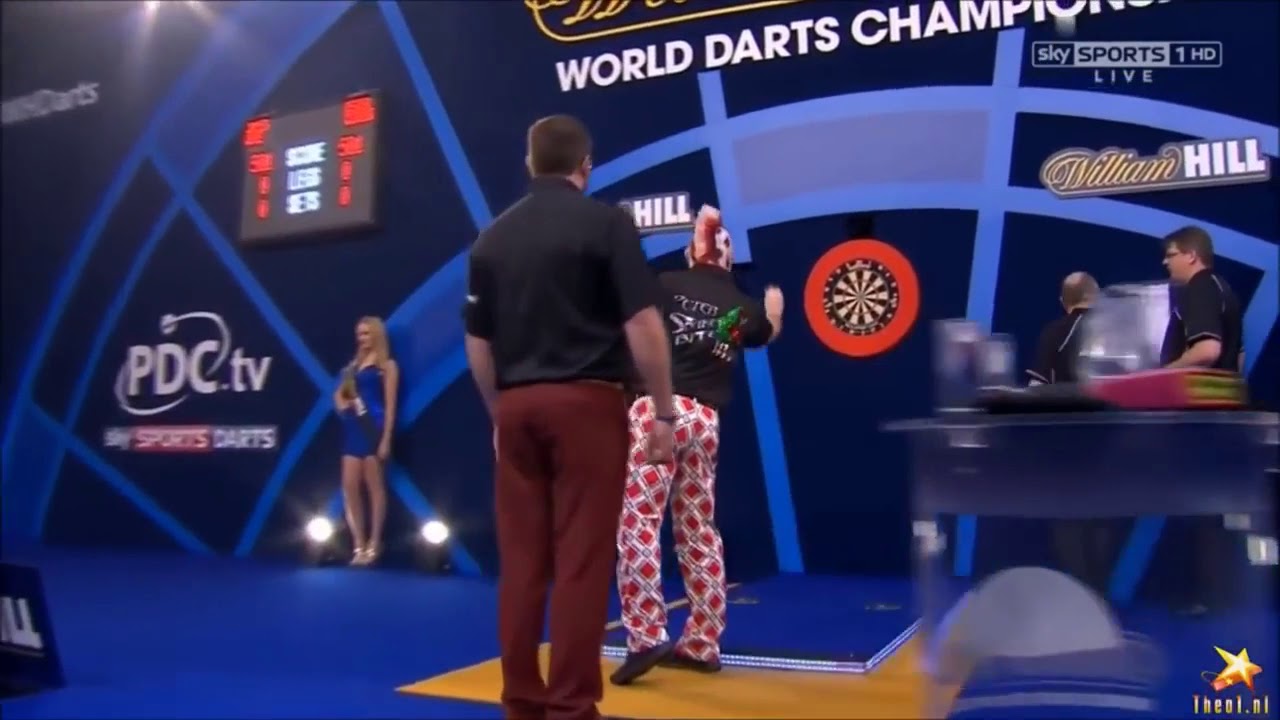 Peter Wright Vs James Wade Draft Incident - 2017 World Darts Championship Quarter-Final