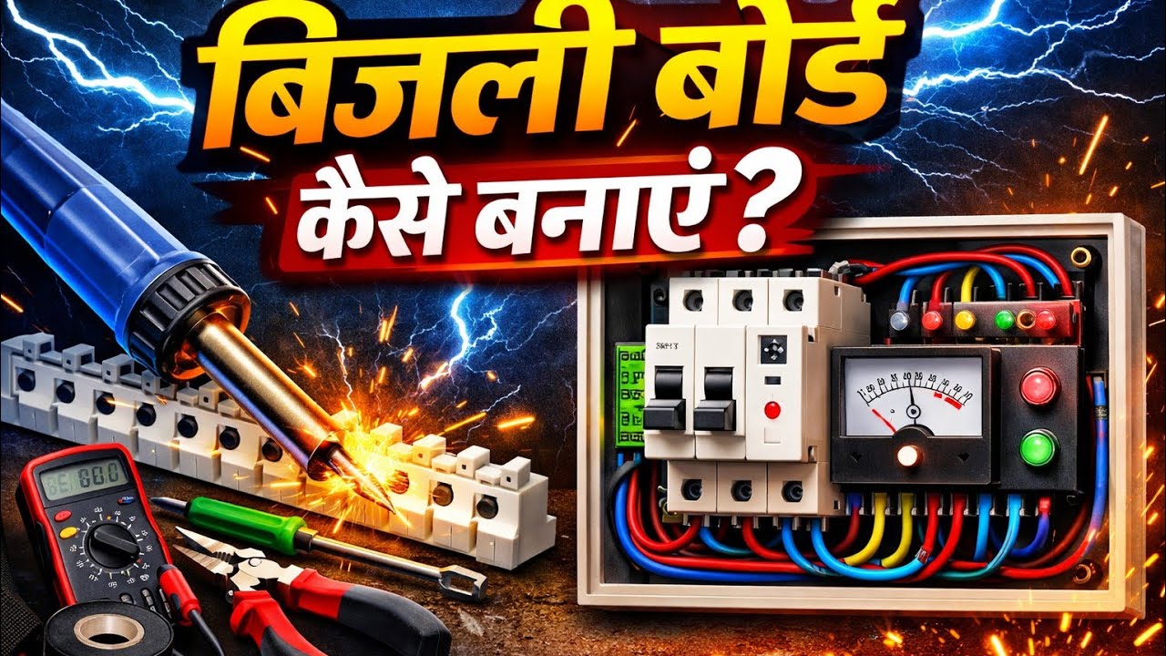  नया बिजली बोर्ड बनाना सीखें (स्टेप-बाय-स्टेप)