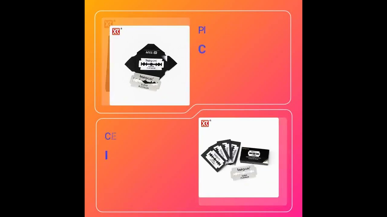 Xirui - Disposable Double Edge Razor Blades – Ultimate Shaving Experience! 