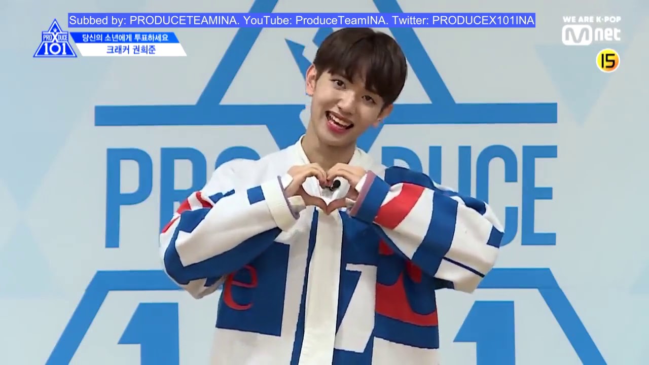 [SUB INDO] Kwon Huijun (CRE.KER Entertainment) - PRODUCE X 101 Individual PR - INA subs