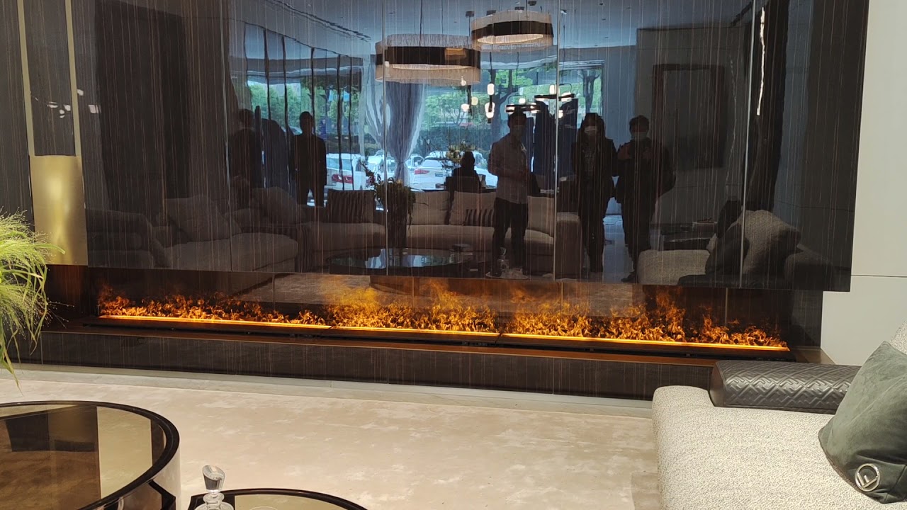 Decorative water vapour fireplace  | AFIRE Electric 3D cold flame insert