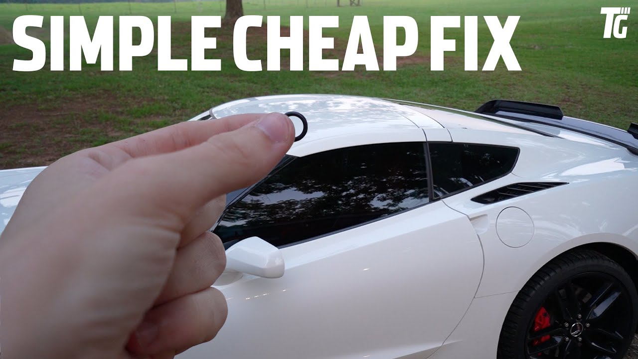Fixing the C7 Targa Top Rattle! (SIMPLE, CHEAP, & QUICK)