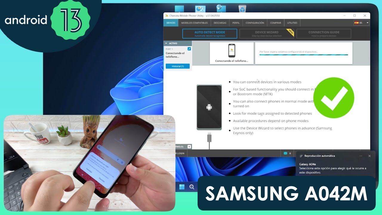 Reparar IMEI Samsung Galaxy A04e | SM-A042M | BIT 3 | Chimera Tool