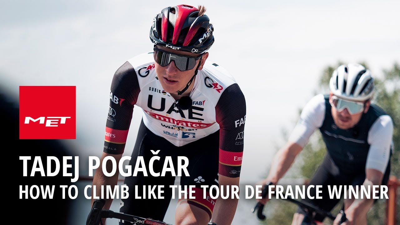 Tadej Pogačar - How to climb like the Tour De France Winner