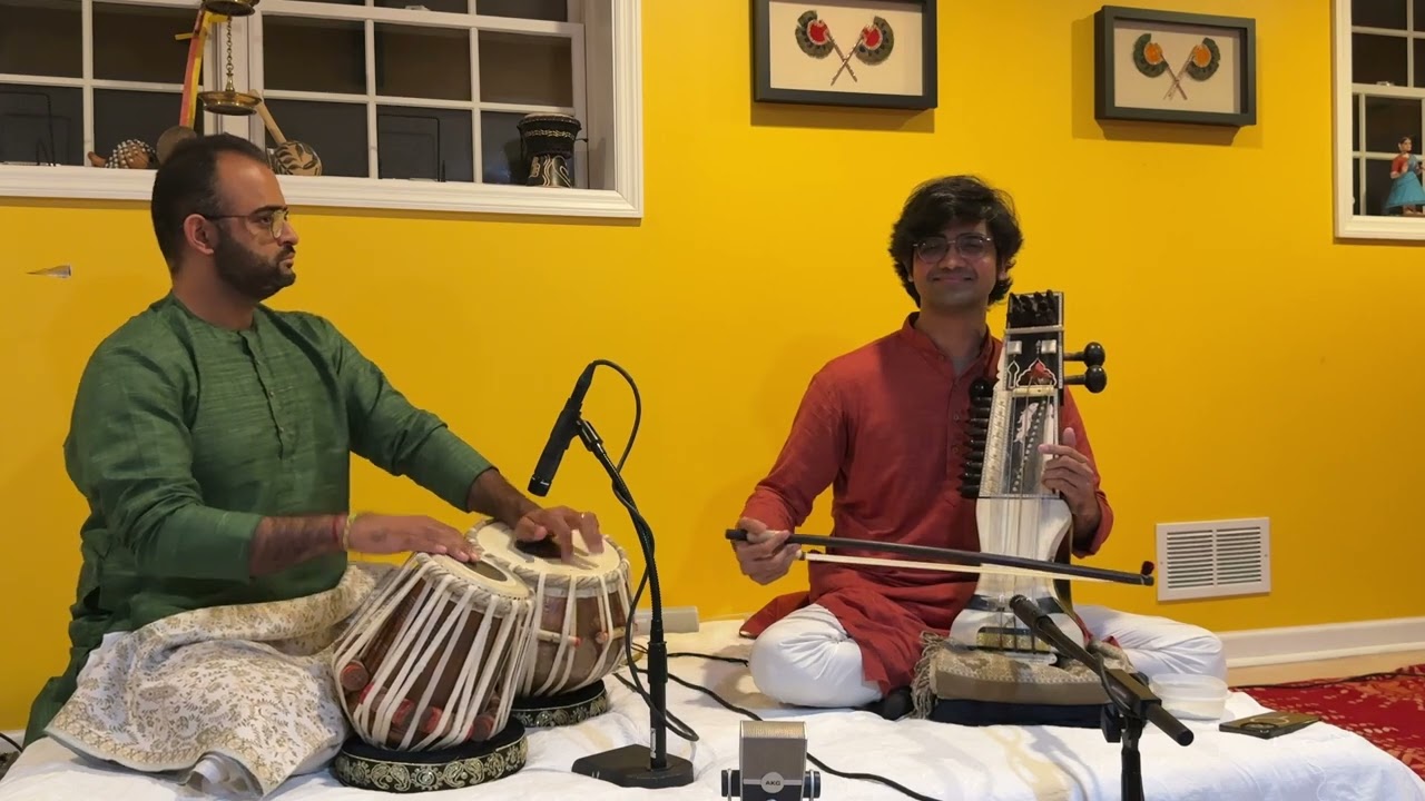 Raag Mishra Khamaj live, house concert, USA - 2025