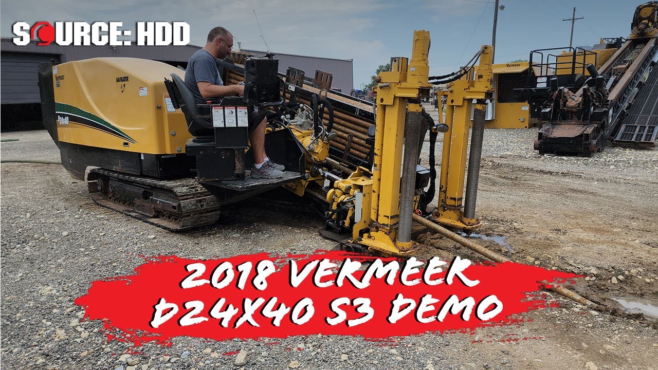 2018 Vermeer D24x40 S3 drill demo | SOURCE: HDD