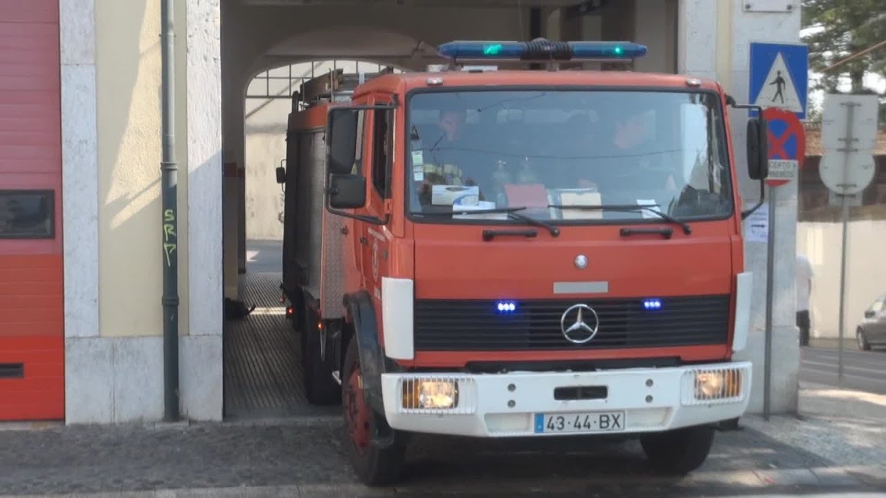 [FEUERALARMIERUNG IN PORTUGAL] - KLEINBRAND - [FEUERWEHR LISSABON] - VUCI RSB Lisboa 4a Companhia