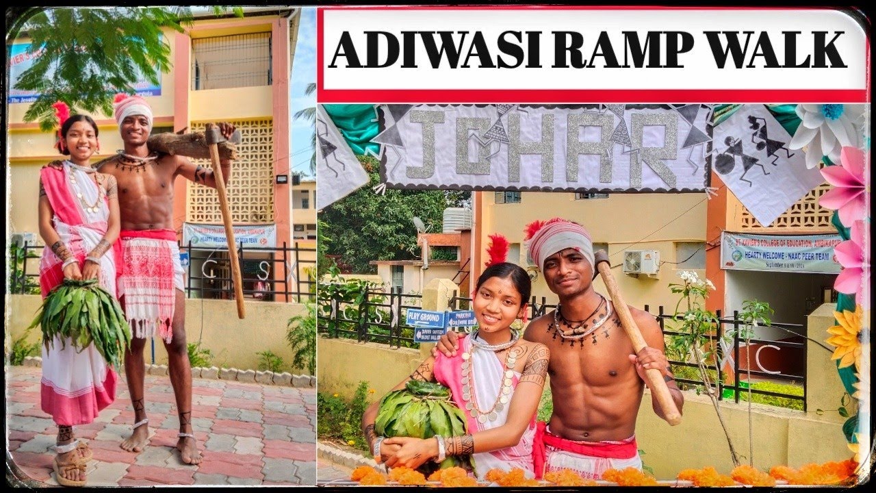 आदिवासी फैंसी DRESS COMPITITION / B.ed 3rd semester student's /आदिवासी संस्कृति & वेशभूषा #ytshorts