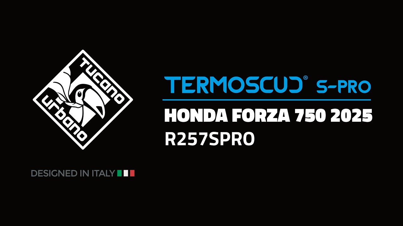 TUTORIAL TERMOSCUD® S-PRO R257SPRO - HONDA FORZA 750 2025