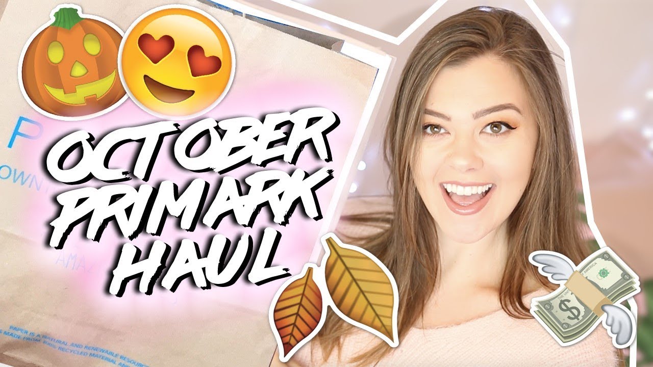 OCTOBER PRIMARK HAUL 2017 | LUCY WOOD