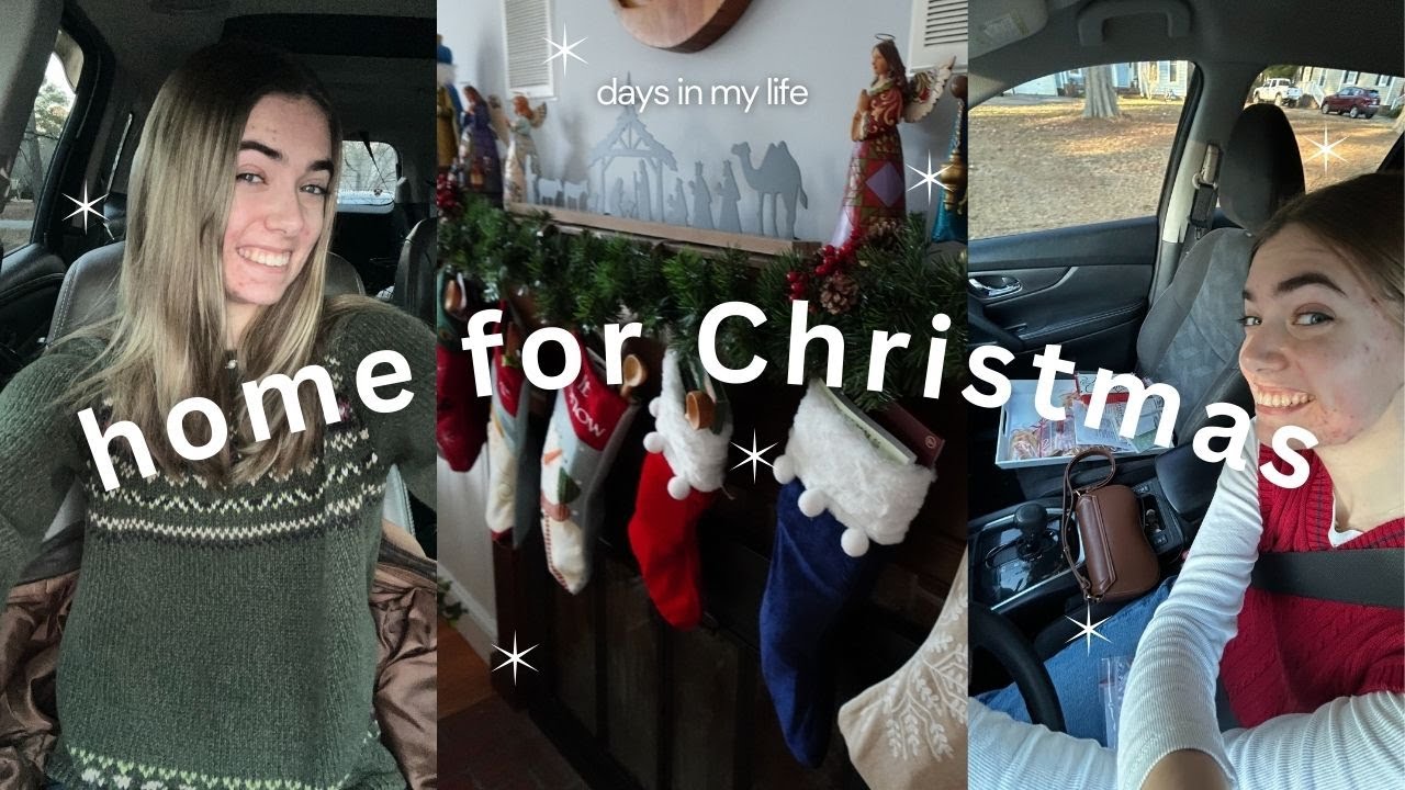 it's finally Christmas break! (unpacking, decorating, and more)
