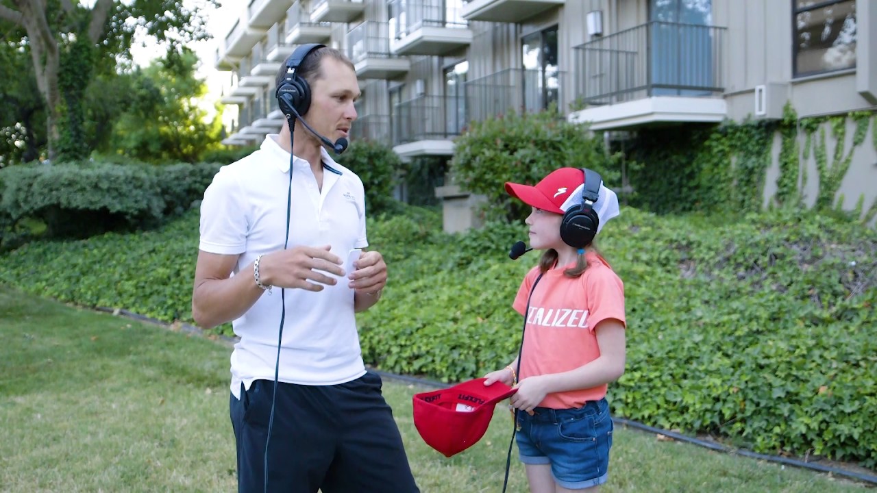 Race Reporter Ruby with Matteo Trentin