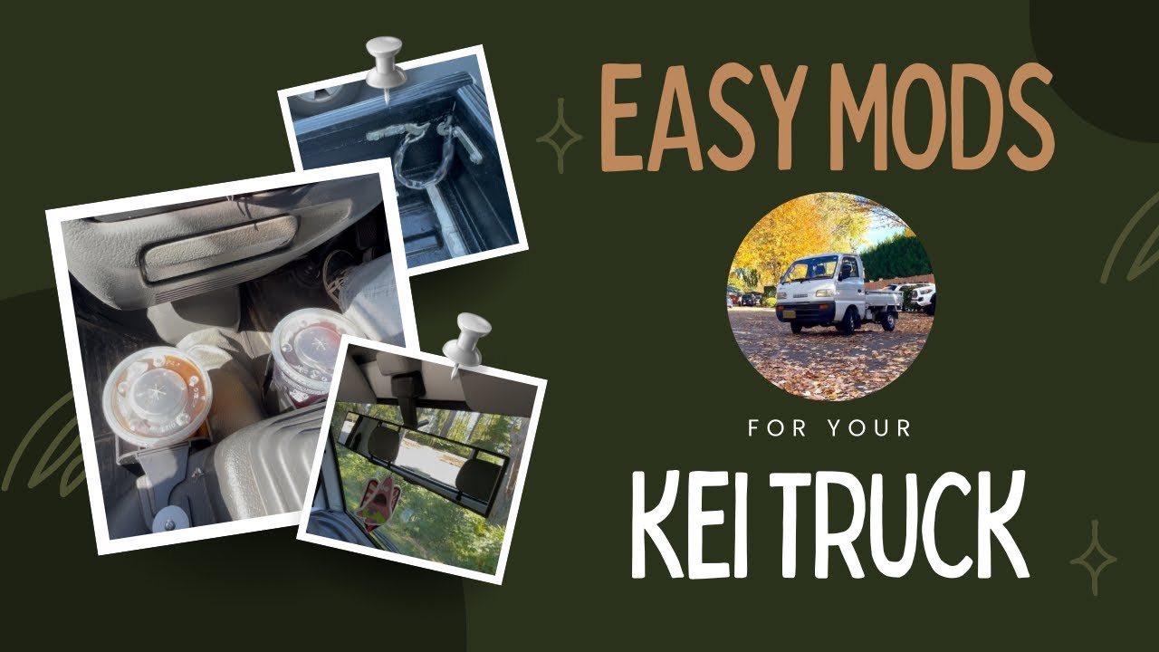 Easy and Affordable Mods for your Kei Truck | 1992 Suzuki Carry (Mini) Truck