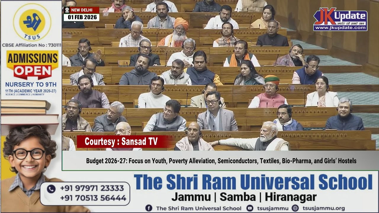 Budget 2026-27: Focus on Youth, Poverty Alleviation, Semiconductors, Textiles, Bio-Pharma
